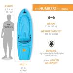 Lifetime Youth Kayak: Glacier Blue, 78 inches