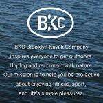 BKC SK287 Angler Touring Solo Kayak With Paddle