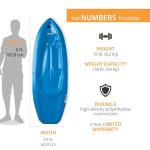 Blue Lifetime 90097 Youth Wave Kayak, 6' - Youth Size
