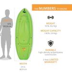 Lifetime Youth 6 Feet Wave Kayak with Paddle