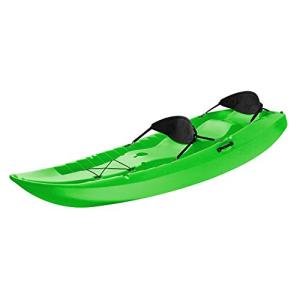 Green 10-Foot Tandem Kayak with Back Rests