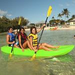 Green 10-Foot Tandem Kayak with Back Rests
