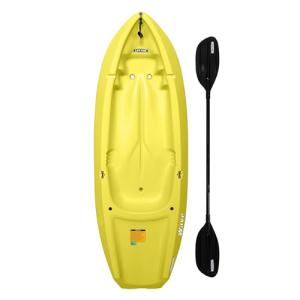 Yellow Youth Wave Kayak & Paddle Kit, 183cm