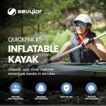 Sevylor QuickPak K5 Inflatable Kayak with Backpack, Pump & Paddle