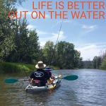 BKC Tandem Fishing Kayak with Paddles and Seats