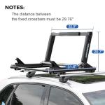 TOOENJOY 20.7"H Universal Lift Assist Kayak Carrier