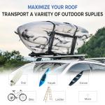 TOOENJOY 20.7"H Universal Lift Assist Kayak Carrier