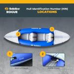 SOLSTICE Rogue Inflatable Fishing Kayak - Tandem 2 Seats