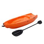 Youth 6 Foot Wave Kayak with Paddle in Orange