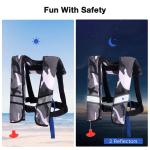 Novashion Inflatable Life Jacket with Reflectors for Kayaking