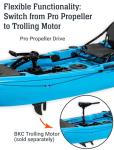 BKC PK13 13' Pedal Drive Fishing Kayak with Rudder System
