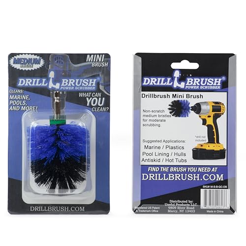 Cleaning Supplies - Scrub Brush - Boat Accessories - Drill Brush - Hull Cleaner - Algae - Barnacles - Boat - Kayak - Canoe - Carpet Cleaner - Vinyl - Deck Brush - Fiberglass - Fishing Boat - Pontoon