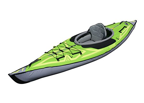 ADVANCED ELEMENTS Elements AE1012-G Frame Inflatable Kayak, Green 10'5"x32"