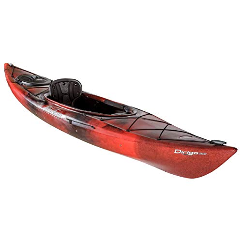 Old Town Canoes & Kayaks Dirigo 120 Recreational Kayak, Black Cherry