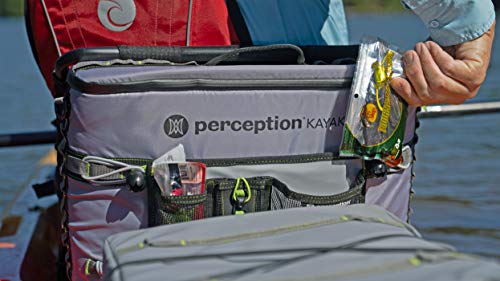 Perception Kayak Splash Three Pocket Organizer - for Kayaks, Grey, One Size
