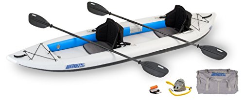 Sea Eagle Fast Track Inflatable 2 Person Kayak Pro Package (385-Feet 12-Feet 6-Inch)