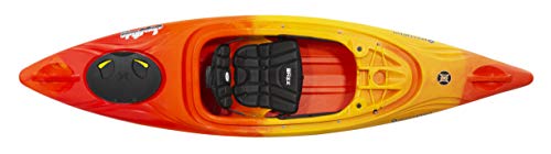 Perception Joyride 10 | Sit Inside Kayak for Adults and Kids | Recreational and Multi-Water Kayak with Selfie Slot | 10' | Sunset