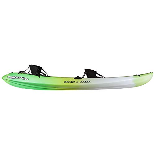 Ocean Kayak Malibu Two Tandem Sit-On-Top Recreational Kayak, Envy, 12 Feet
