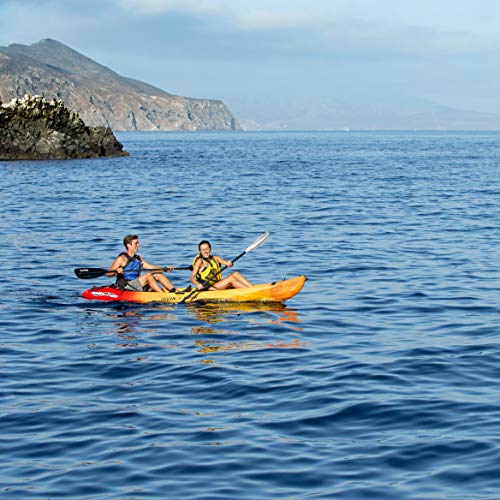 Ocean Kayak Malibu Two Tandem Sit-On-Top Recreational Kayak, Envy, 12 Feet
