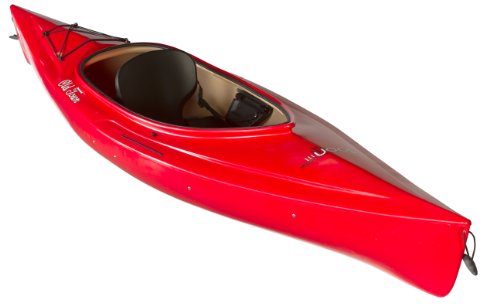 Old Town Canoes & Kayaks Loon 111 Recreational Kayak, Red (Old Model)