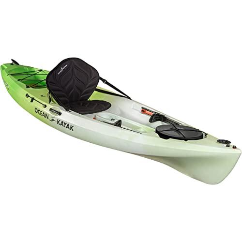 Ocean Kayak Tetra 10 One-Person Sit-On-Top Kayak, Envy, 10 Feet 8 Inches