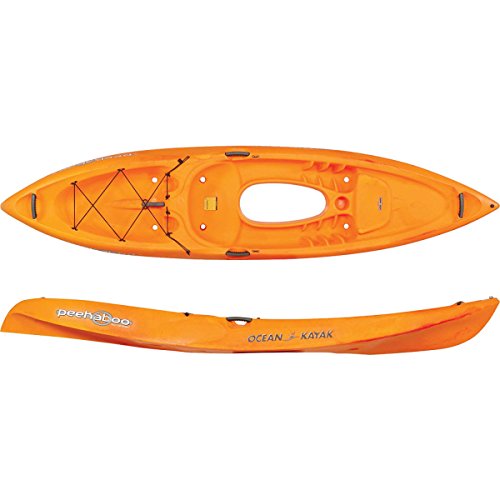 Ocean Kayak 11-Feet x 11-Inch Peekaboo Classic Sit-On-Top Recreational Kayak with Window, Sunrise
