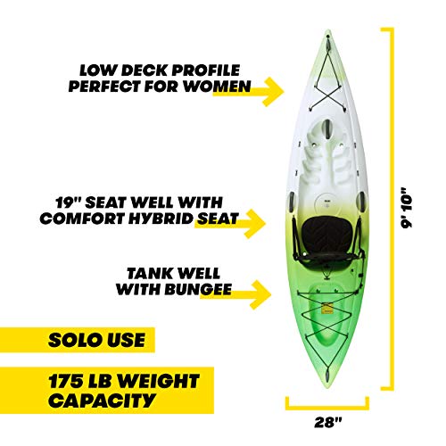 Ocean Kayak Venus 10 One-Person Women's Sit-On-Top Kayak
