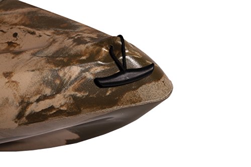 BKC FK184 9' Solo Sit-On-Top Kayak w/Premium Memory Foam Seat -Paddle and Fishing Rod Holders Included