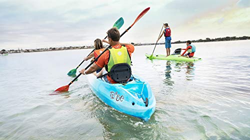 Perception Tribe 13.5 Sit on Top Tandem Kayak for All-Around Fun Large Rear Storage with Tie Downs