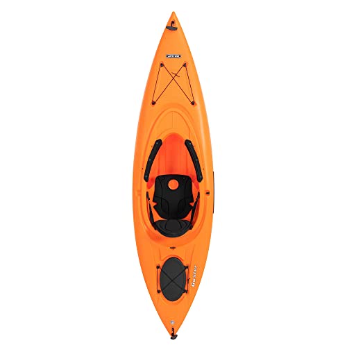 Emotion Guster Sit-Inside Kayak, Orange, 10'
