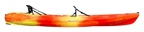 Perception Kayaks Perception Tribe 13.5 Sit on Top Tandem Kayak for All-Around Fun Large Rear Storage with Tie Downs, 13' 5"