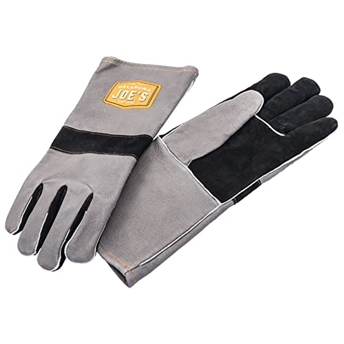 Oklahoma Joe's 3339484R06 Premium Leather Gloves, Gray