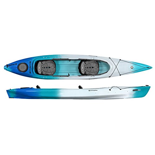 Perception Cove 14.5 | Sit Inside Tandem Kayak | Zone Adjustable Seating and Leg Braces | 14' 6"