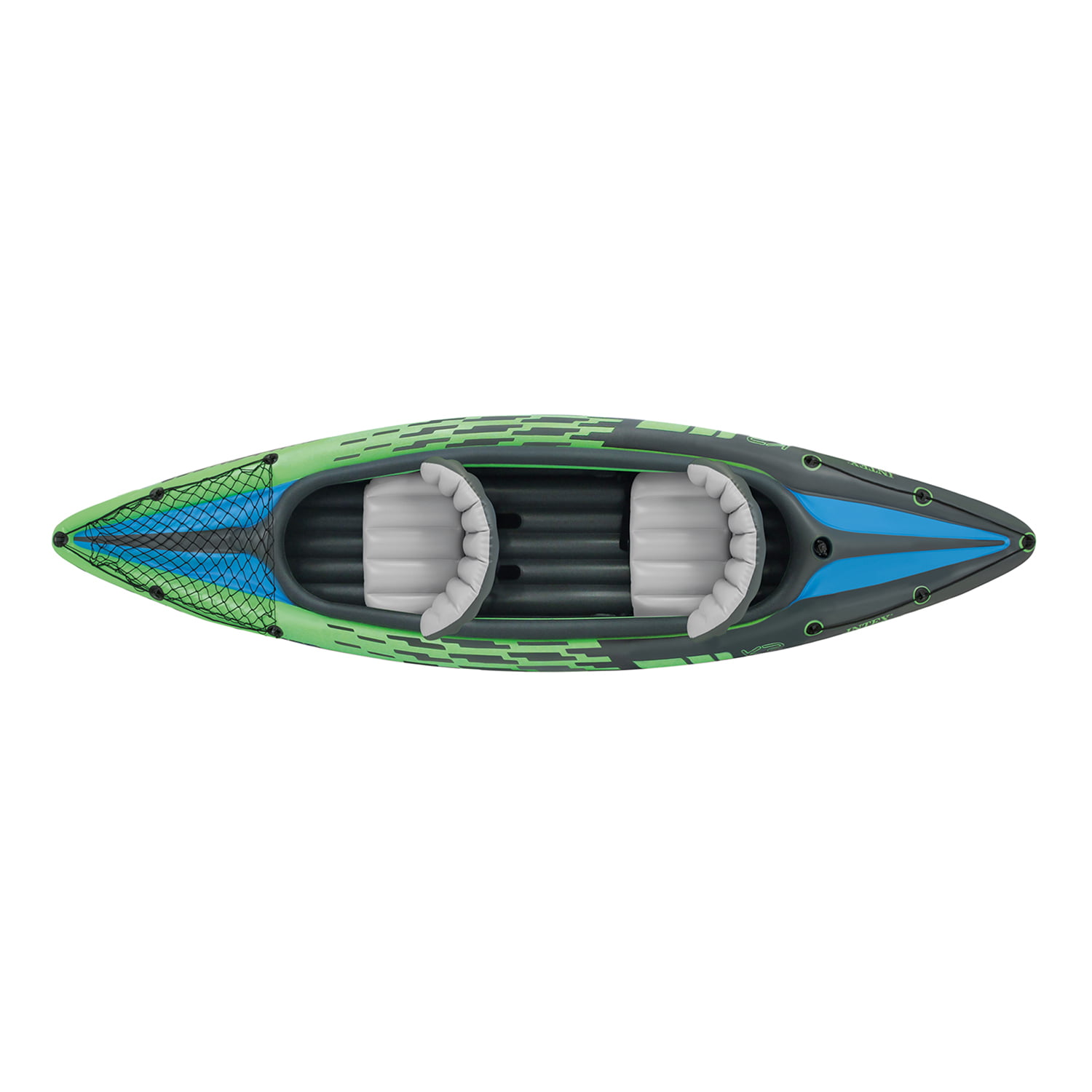 Intex Challenger K2 Kayak, Green/Black/Green, OS