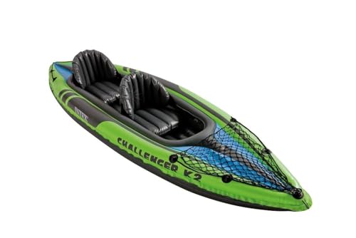 Intex Challenger K2 Kayak in Green/Black/Green, One Size