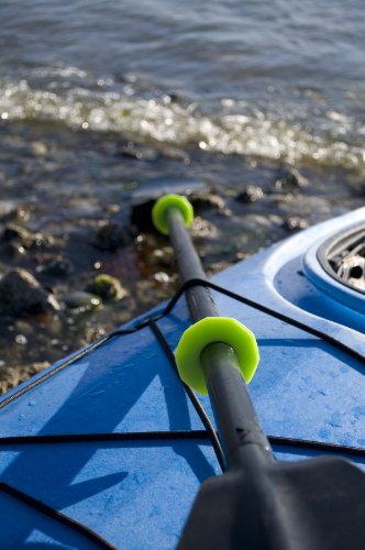 Seattle Sports Glow in The Dark Seawall Drip Rings for Kayak Paddles - Neon Green