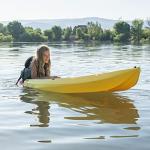 Yellow Youth Wave Kayak & Paddle Kit, 183cm