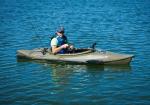 SUNDOLPHIN Sun Dolphin Excursion Sit-in Fishing Kayak (Olive, 10-Feet)