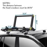 TOOENJOY 20.7"H Universal Lift Assist Kayak Carrier