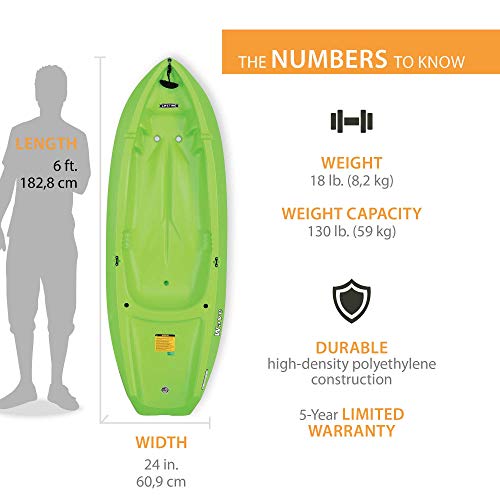 Lifetime Youth 6 Feet Wave Kayak with Paddle