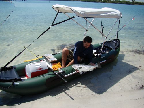 13' Pro-Angler Fishing Inflatable Kayaks by SATURN