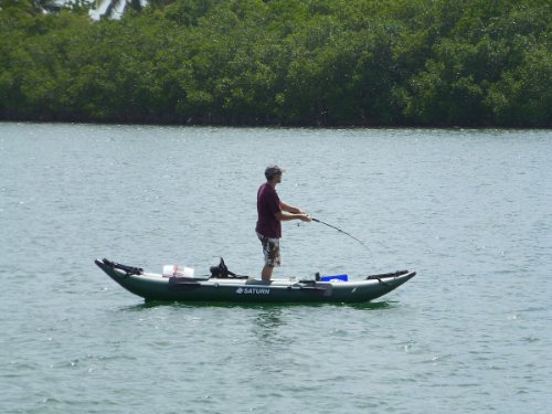 13' Pro-Angler Fishing Inflatable Kayaks by SATURN