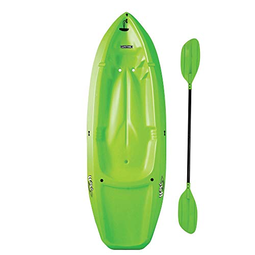 Youth Wave Kayak with Paddle in Green