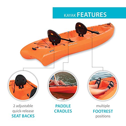 Lifetime Kokanee Sit-On-Top Kayak, Orange, 10'6"