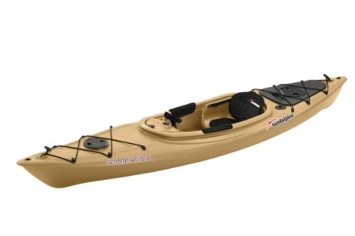 12ft Sun Dolphin Excursion Sit-in Fishing Kayak (Sand)