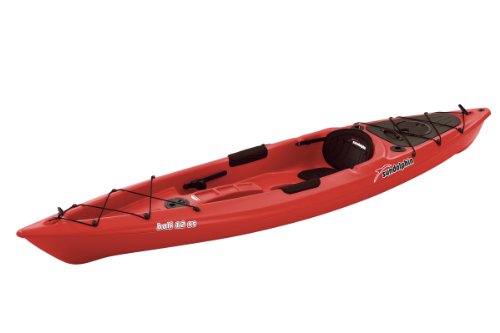 Red 12-Foot SUNDOLPHIN Bali SS Sit-on Top Kayak