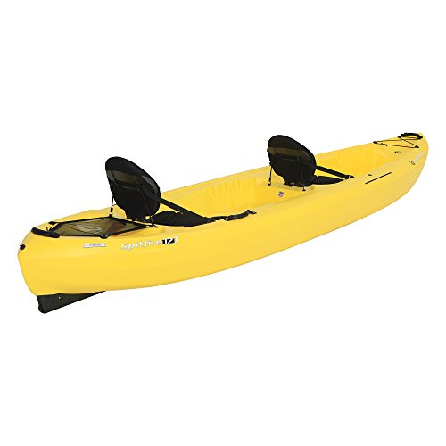 eMotion Spitfire Tandem Sit-On-Top Kayak, Yellow, 12'