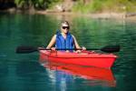Red 12-Foot SUNDOLPHIN Bali SS Sit-on Top Kayak