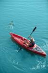 Red 12-Foot SUNDOLPHIN Bali SS Sit-on Top Kayak
