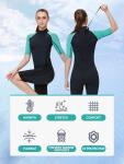 2mm Short Sleeve Neoprene Wetsuit for Kayaking